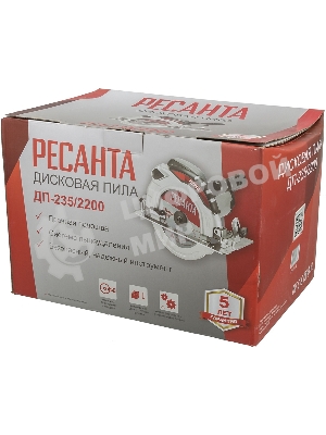 Циркулярная пила (дисковая) Ресанта ДП-235/2200 2200Вт (ручная)