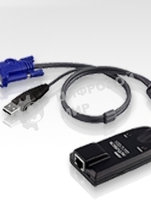 Модуль удлинителя VGA+K/M USB ATEN (KA7570-AX) 40 метр., 1xUTP Cat5e, для подкл. комп. к перекл. KH15xxA/KH15xxAi/KL15xxA/KL15xxAi/KH25xxA, макс.разр