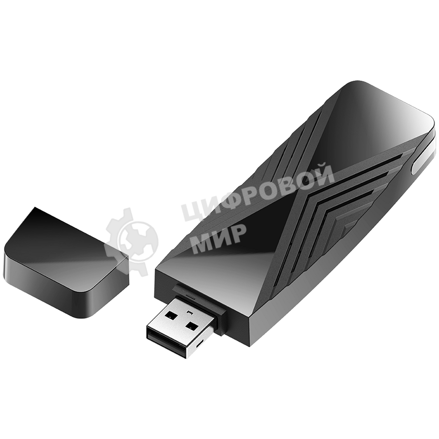 Сетевой адаптер Wi-Fi D-Link DWA-X1850 DWA-X1850/A1A AX1800 USB 3.0 (ант.внутр.)