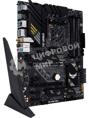 Материнская плата ASUS TUF GAMING B550-PLUS WIFI II, AM4, AMD B550, 4xDDR4, 6xSATA, 2xM.2, 1xPCI-E 3.0 x16, 1xPCI-E 4.0 x16, 3xPCI-E x1, 1xDP, 1xHDMI, 1x 2.5Gb LAN, 2xUSB-A 3.2 Gen 1, 1xUSB-A 3.2 Gen 2, 1xUSB-C 3.2 Gen 2, 3x3.5 мм, 7.1, ATX