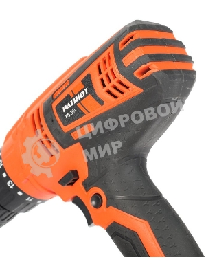 Дрель-шуруповерт Patriot FS301, 330 Вт, 25 Нм, щеточный