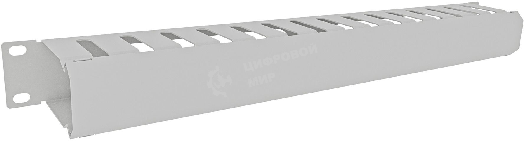 Кабельный органайзер Горизонтальный NTSS NTSS-HORGС-1U-(72) односторонний 1U шир.:19