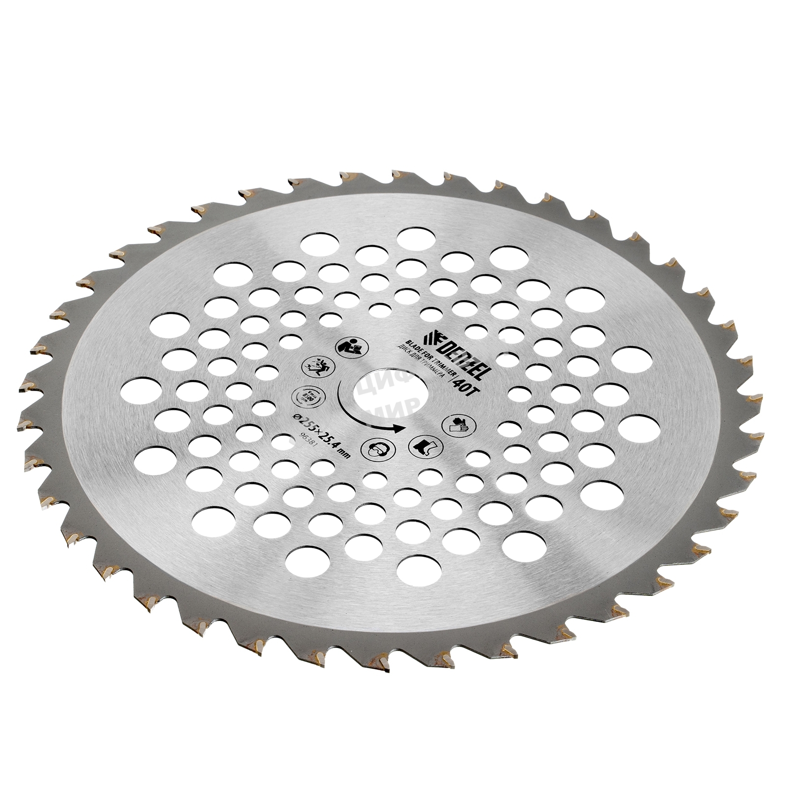 Диск для триммера, 255 х 25,4 мм, 40 зубьев Denzel