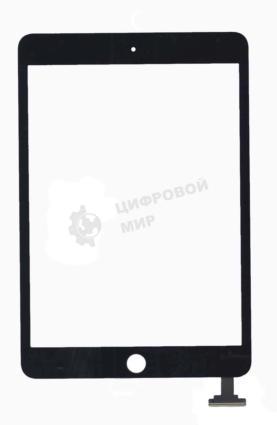 Сенсорное стекло (тачскрин) Ipad mini 3 (retina) no IC (A1599, A1600), черное