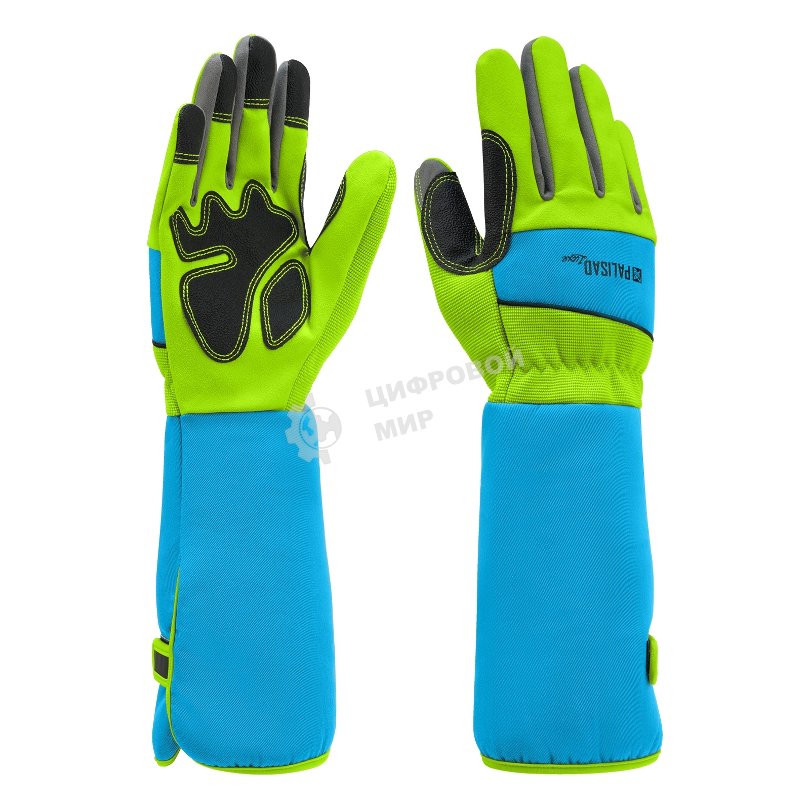 Перчатки садовые Luxe Palisad с удлиненной манжетой, размер 9