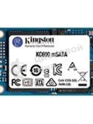 Накопитель SSD Kingston KC600, 256Gb, mSATA, R/W 550/500