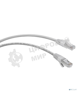 Шнур коммутационный Cabeus, кат. 6A, экр., S/FTP, RJ45/RJ45, LSZH, AWG26, 3м, серый