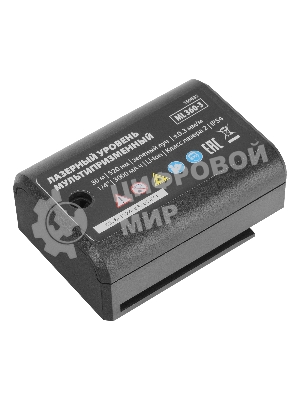 Лазерный уровень м-призм. MTX ML 360-3 Pro SET, 30 м, акк. Li 3000 мА·ч, состоит из 2 частей