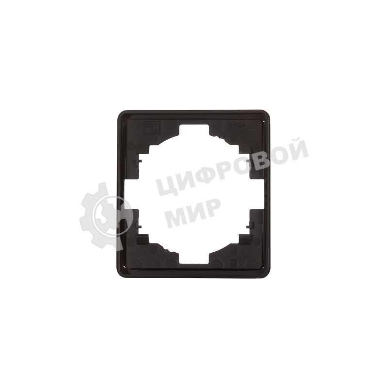 Рамка Kranz ROUND 1-постовая оникс