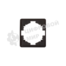 Рамка Kranz ROUND 1-постовая оникс