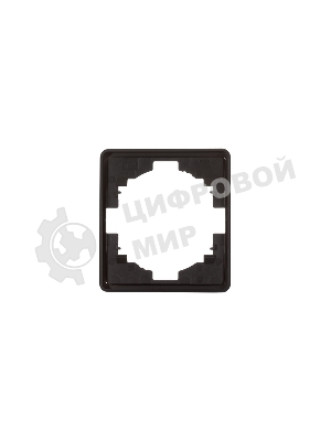 Рамка Kranz ROUND 1-постовая оникс