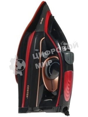 Утюг Centek CT-2311 черный/красный, 3200 Вт, 50 г/мин, 190 г/мин, 400 мл