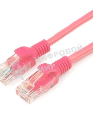 Патч-корд UTP Cablexpert cat.5e, 0.25м, литой, многожильный, розовый