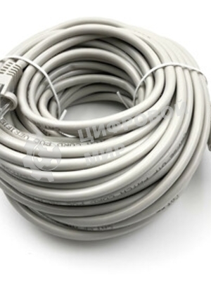 Патч-корд Buro UTP 4 пары cat.5e CCA molded 15м черный RJ-45 (m)-RJ-45 (m)