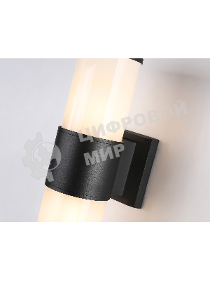 Светильник Ambrella light ST2455 BK/FR черный/белый матовый IP54 E27 max 40W 300*90*155