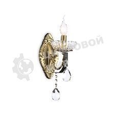 Светильник Ambrella light TR4954 BK/GD/CL черный/золото/прозрачный E14 max 40W 410*120*210