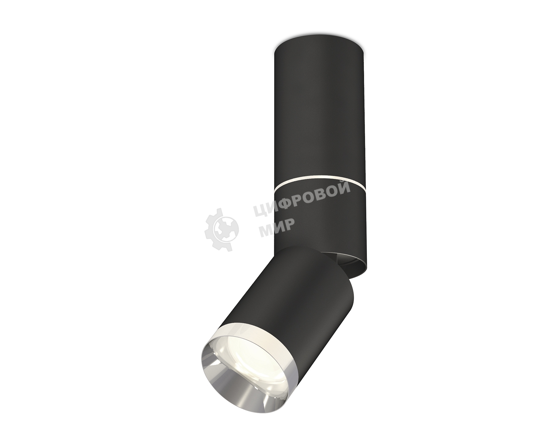 Светильник Ambrella Light XM6313100 SBK/PSL черный песок/серебро полированное MR16 GU5.3 (C6323, A2060, A2221, C6313, N6132)