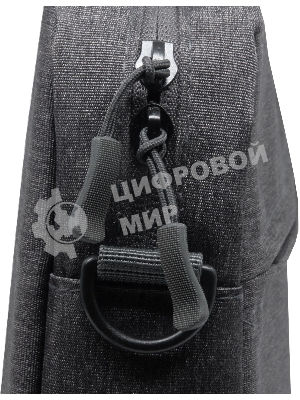 Сумка для ноутбука Continent CC-211 Grey (полиэстр, серый 15,6'')