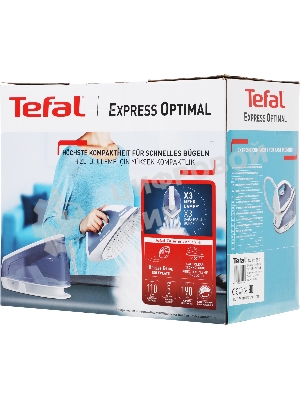 Парогенератор Tefal SV4110E0 синий/ белый, 2200 Вт, 110 г/мин, 190 г/мин, 1200 мл