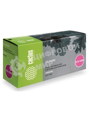 Картридж лазерный Cactus CS-S4300 (D109) черный (2000 стр.) для SAMSUNG SCX-4300