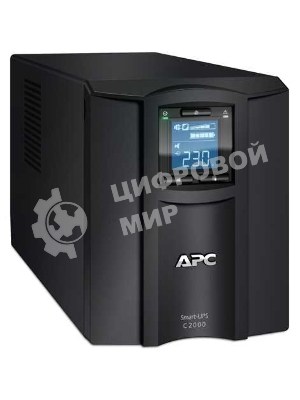 Источник бесперебойного питания APC Smart-UPS C SMC2000I 1300Вт 2000ВА черный