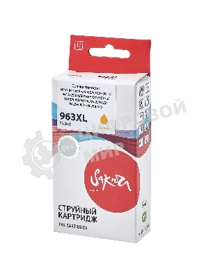 Картридж струйный Sakura 3JA29AE (№963XL Yellow) для HP, желтый, 25,5 мл., 1600 к.