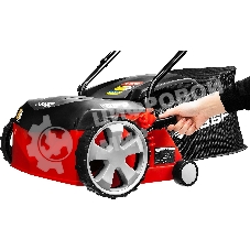 Аэратор-скарификатор электрический Зубр ЗСЭ-32-1000 1000Вт 4000 об/минт-сборник 40л