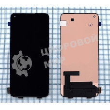 Дисплей для Xiaomi Mi 11 Lite в сборе с тачскрином черный