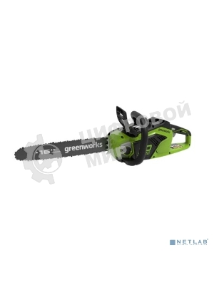 Цепная пила аккумуляторная (2005807UA) GreenWorks GD40CS18, 40V, 40 см, бесщеточная, 1,8 КВТ, с АКБ 2АЧ и ЗУ