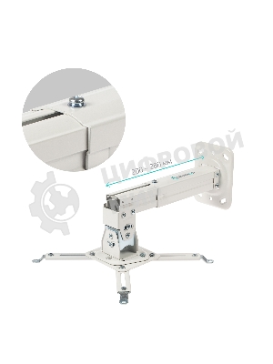 Потолочно-настенный кронштейн для проектора ONKRON K3A белый