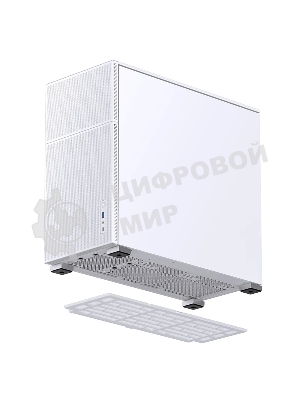 Компьютерный корпус без блока питания Case JONSBO D41 MESH, Midi-Tower, TG, no fan, 1xUSB-A 3.2 + 1xUSB-C 3.2, ATX, mATX белый