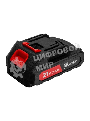 Мойка высокого давления аккумуляторная А-21-02, 40 бар, 4 л/мин, Li-ion 21 В, 2 акк. MTX