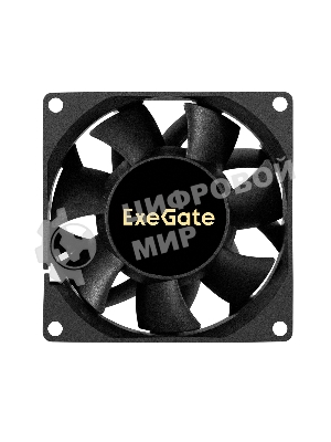 Вентилятор 24В DC ExeGate EX08038S2P-24 (80x80x38 мм, Sleeve bearing (подшипник скольжения), 2pin, 4500RPM, 43dBA)