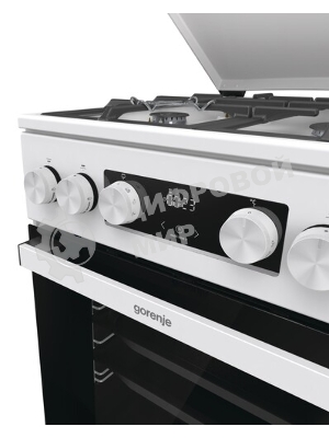 Плита комбинированная Gorenje GK5C42WF-B белый, конфорок 4 газовых, духовка 70 л, 50 см x 85 см x 59.4 см