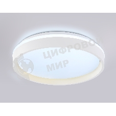 Светодиодный светильник RGB Ambrella light FZ601 WH/GD белый/золото IP20 46W 3000K-6500K+RGB D390*80 (ПДУ ИК)