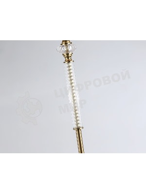 Светильник Ambrella light LH71028 BS/WH латунь/белый E27 max 60W D360*1550