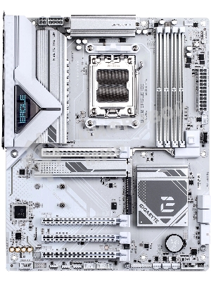Материнская плата Gigabyte B850 EAGLE ICE, AM5, AMD B850, 4xDDR5, 4xSATA, 3xM.2, 1xPCIe 5.0 x16, 1xPCIe 4.0 x4, 2xPCIe 3.0 x1, DisplayPort, HDMI, 1x2.5Gb LAN, USB Type-C, 3x3.5 мм, 7.1, ATX