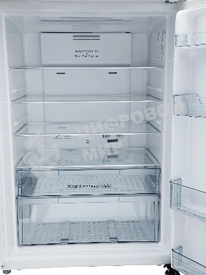 Холодильник Hitachi R-V660PUC7-1 TWH белый текстур. двухкамерный инвертер 405/145л морозилка сверху