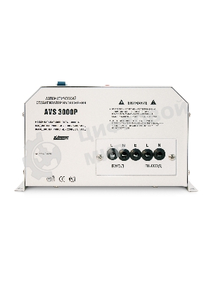 Стабилизатор напряжения Powerman AVS-P Voltage Regulator 3000VA, Digital Indication, Wall Mount, Hardwire Input/Output, 230V, 1 year warranty, White