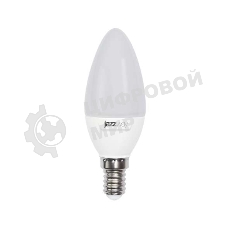 Лампа светодиодная JazzWay PLED-SP C37 9Вт свеча 3000К теплый белый E14 820лм 230В