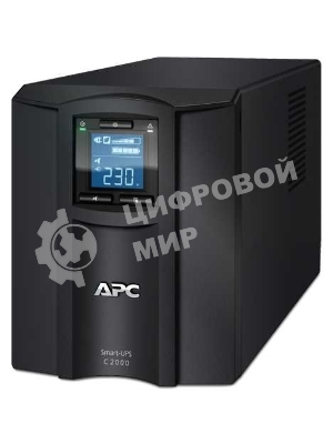 Источник бесперебойного питания APC Smart-UPS C SMC2000I 1300Вт 2000ВА черный
