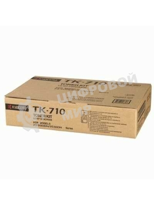 Картридж лазерный Kyocera TK-710 (1T02G10EU0) черный для FS-9130DN/9530DN 40000 стр.