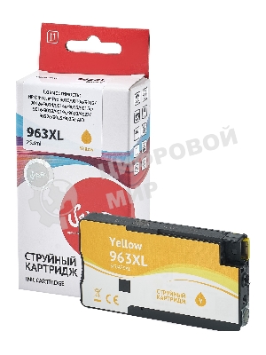 Картридж струйный Sakura 3JA29AE (№963XL Yellow) для HP, желтый, 25,5 мл., 1600 к.