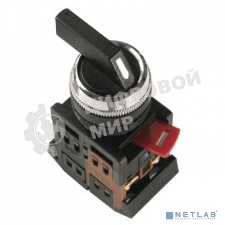 Переключатель ALC-22 на 2 полож. черный 1з+1р ИЭК BSW10-ALC-2-K02