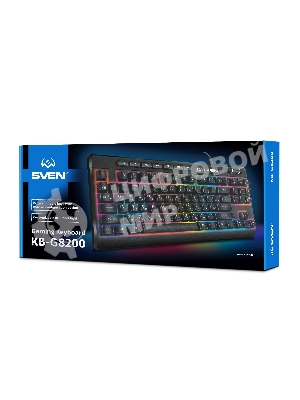 Клавиатура SVEN KB-G8200 проводная, USB Type-A, чёрный