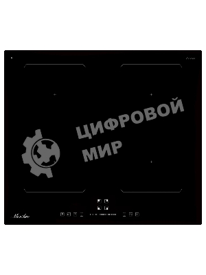 Индукционная варочная панель Monsher MHI 6026, 60 см, индукция, High-Tech, inverter, 9 уровней мощности, бустер, Stop and Go, автоматическое отключение, таймер, индикатор остаточного тепла, сенсорное/слайдерное управление, черный