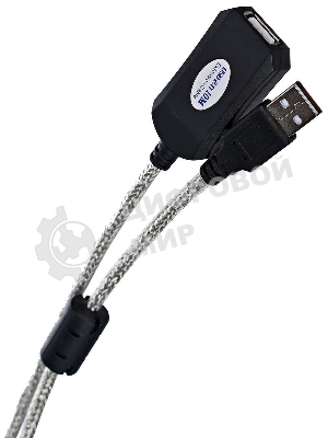 Кабель AM/AF USB2.0 10м AOpen удлинитель активный(с усилителем) USB2.0-repeater, ACU823-10M