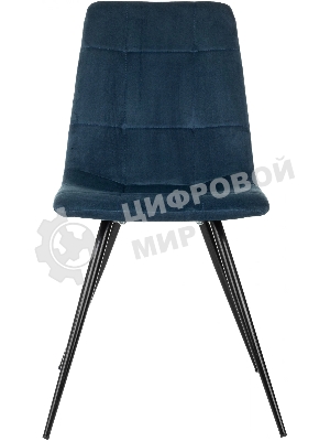 Стул для дома Бюрократ CH-K1_4 комплект 4 шт синий Holland 58 металл черный на ножках