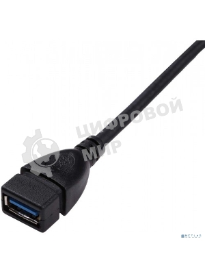 Кабель адаптер угловой KS-is KS-401O USB 3.0 M-F, левый