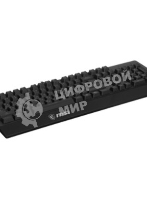 Клавиатура проводная MSI VIGOR GK20 RU черный USB Multimedia for gamer LED (подставка для запястий)
